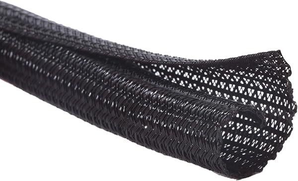 Alex Tech — Gaine câble auto-fermeture 13 mm, 3,1 m, noir